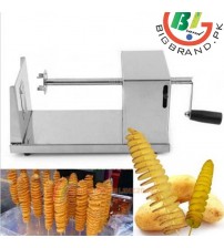 Manual Stainless Steel Spiral Slicer Potato Twisted French Fry Vegetable Cutter